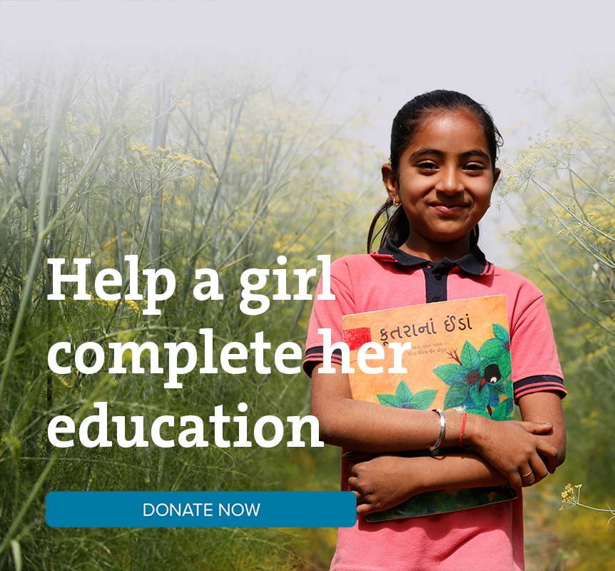 Help a girl complete her education. Donate now.