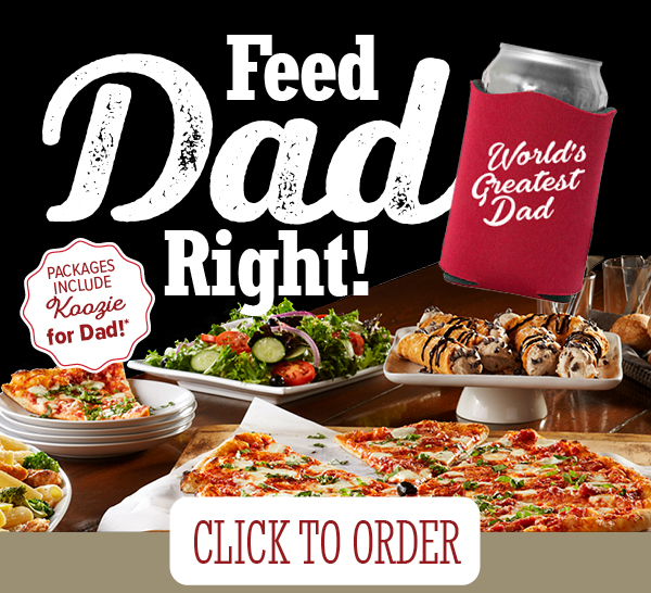 Feed Dad right - packages include Koozie for Dad! Click to order