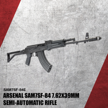 SAM7SF 7.62x39 caliber rifle, Bulgarian Side folder buttstock, Enhanced FCG, 10 round magazine