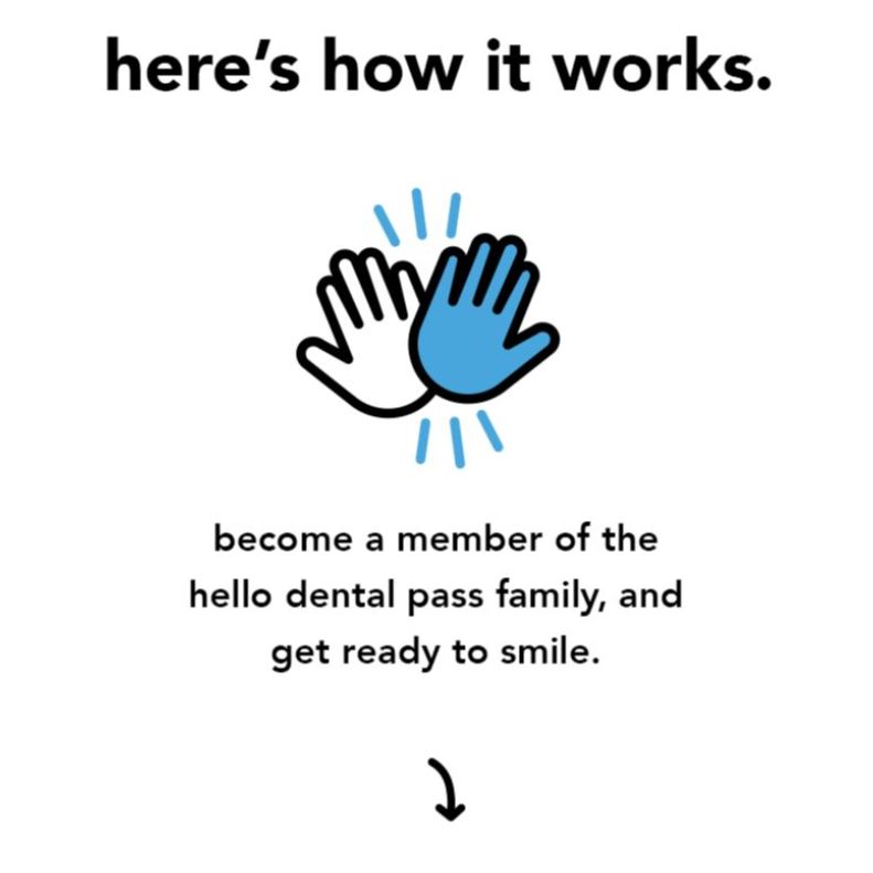 here''s how the hello dental pass works