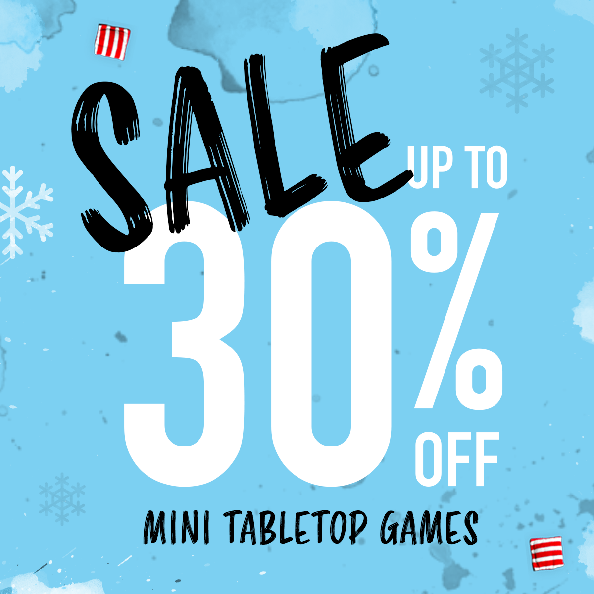 Save up to 30% on Mini Tabletop Games