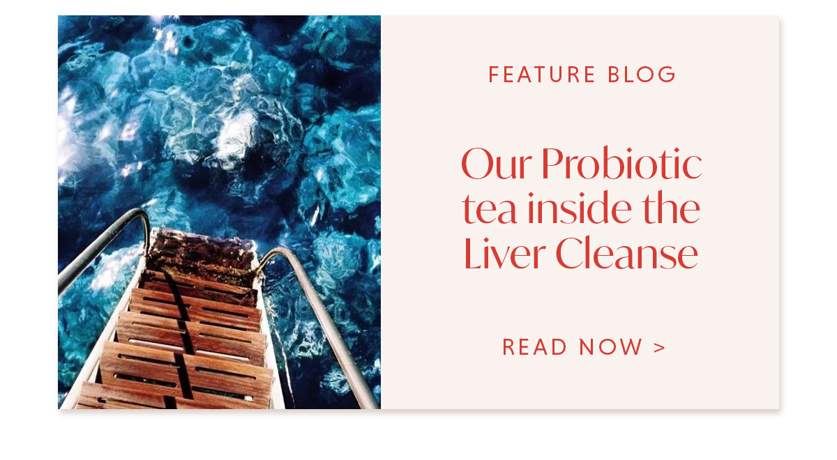 Our Probiotic Tea inside the Liver Cleanse