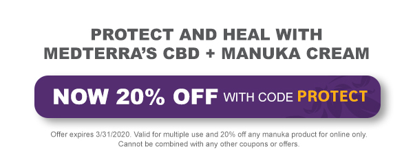 Protect and Heal with Medterras CBD and Manuka Cream