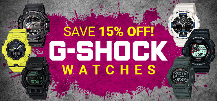 ?Prices slashed on these tough G-Shock Watches!