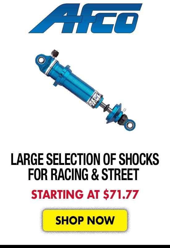 AFCO Shocks Large selection of shocks for racing & street - Starting at $71.77