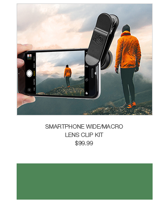 Smartphone Wide/Macro Lens Clip Kit