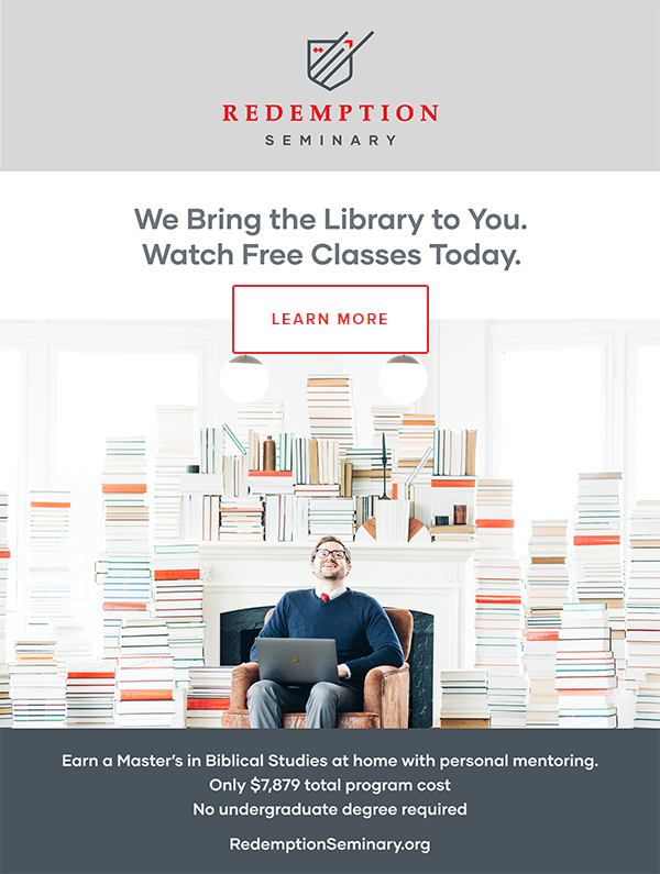 Redemption Seminary: We Bring the Library to You.
