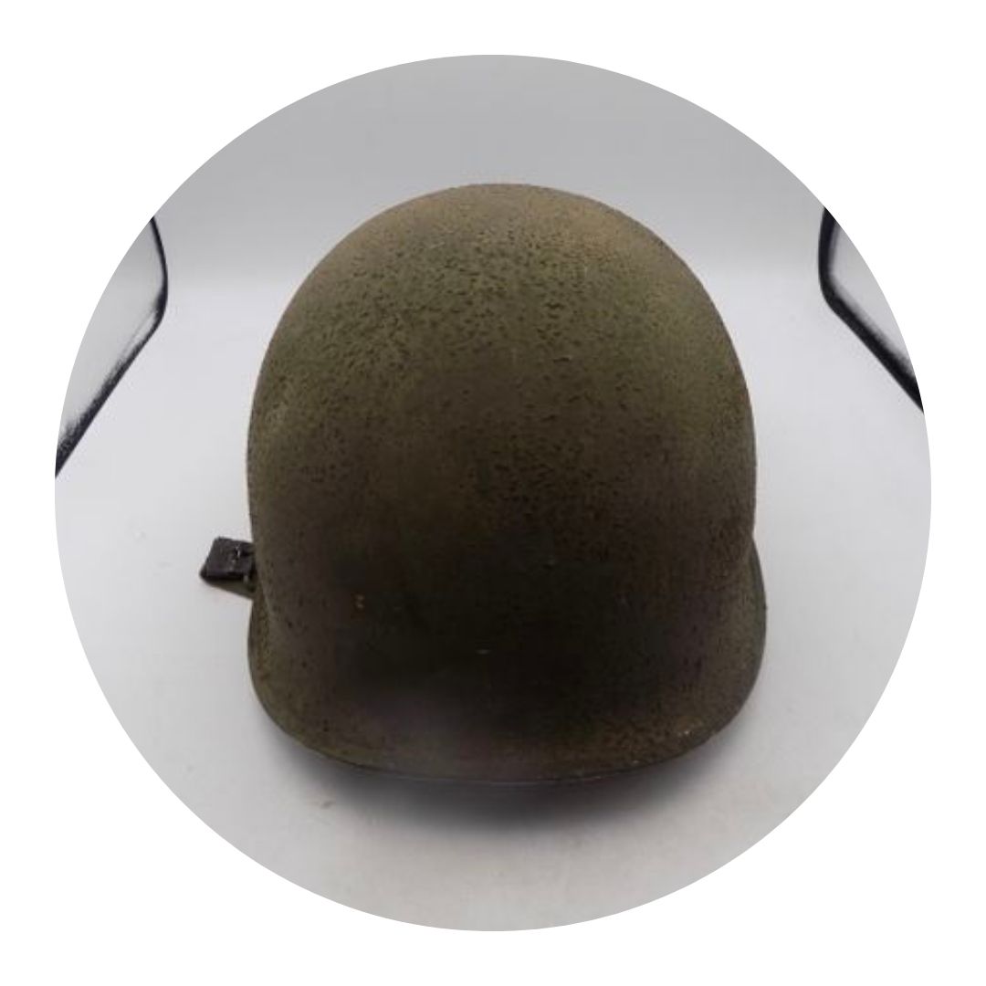 Dark Green Military Helmet