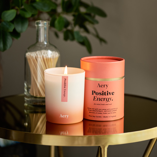 Aery Living Positive Energy Aromatherapy Scented Candle