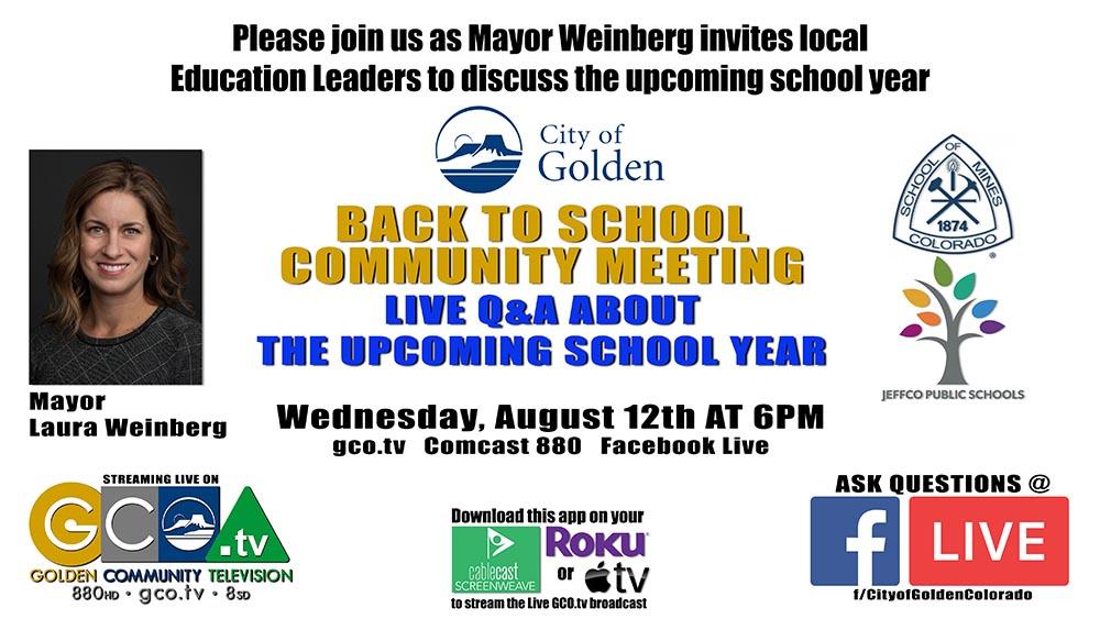 Back to School Community Briefing