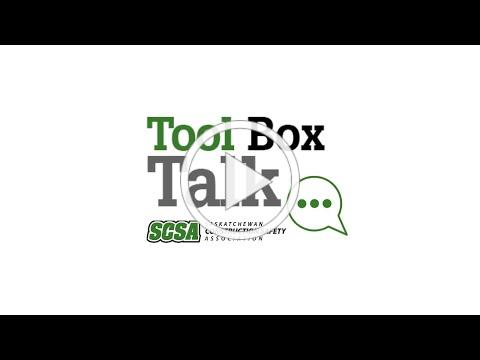 SCSA Tool Box Talk - PPE Personal Protective Equipment - 2020 09 08
