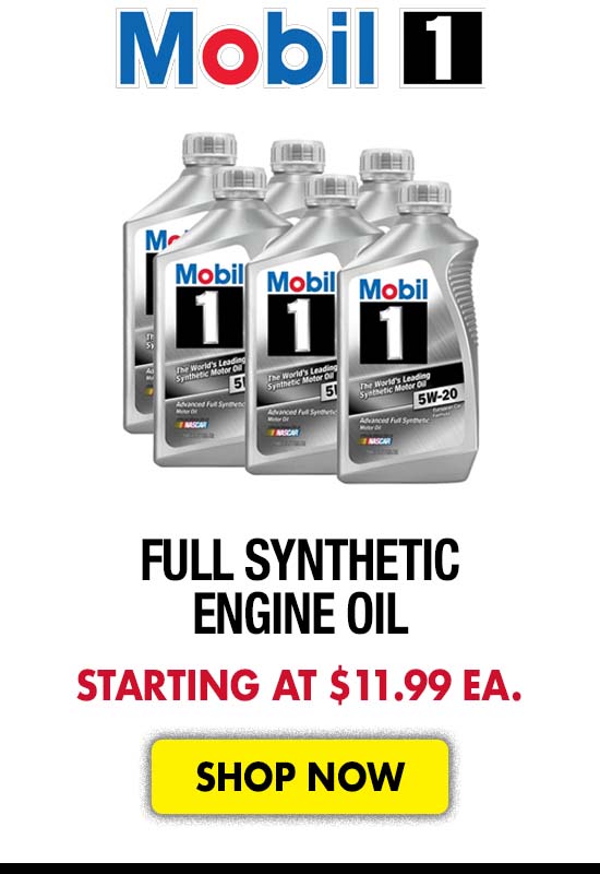 Mobil 1 Full Synthetic Engine Oil - Starting at $11.99 ea.