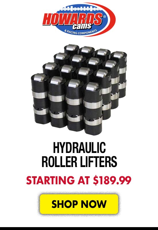 Howards Cams Hydraulic Roller Lifters - Starting at $189.99