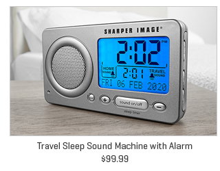 Travel Sleep Sound Machine with Alarm