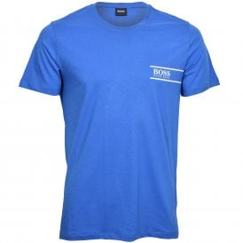 Luxe Cotton 24 Crew-Neck T-Shirt, Blue/white