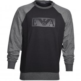 Eagle Logo Sweatshirt, Black/grey