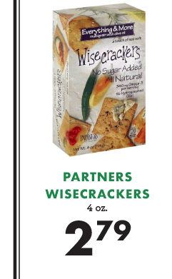 Partners Wisecrackers - $2.79