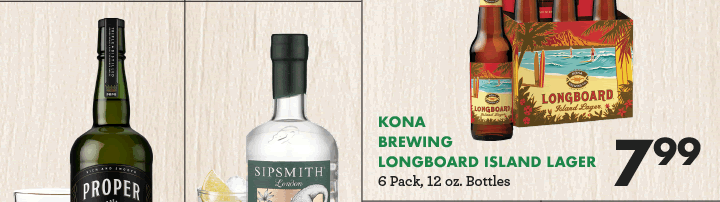 Kona Brewing Longboard Island Lager - $7.99