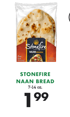 Stonefire Naan Bread - $1.99