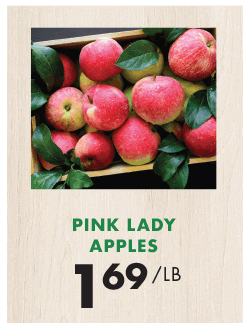 Pink Lady Apples - $1.69 per pound