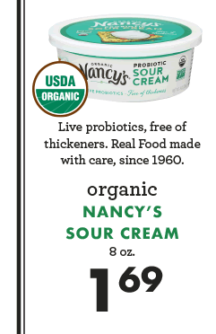 Organic Nancy''s Sour Cream - $1.69