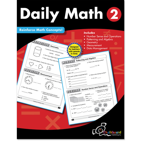 Daily Math Workbook, Grade 2