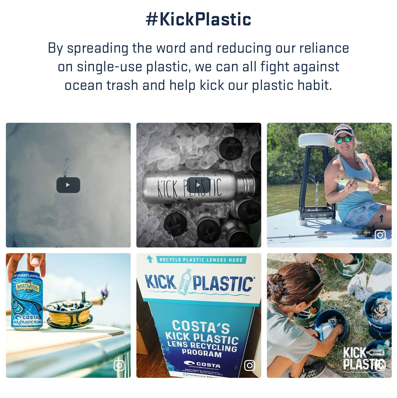 

#KickPlastic
By spreading the word and reducing our reliance 
on single-use plastic, we can all fight against 
ocean trash and help kick our plastic habit.

									