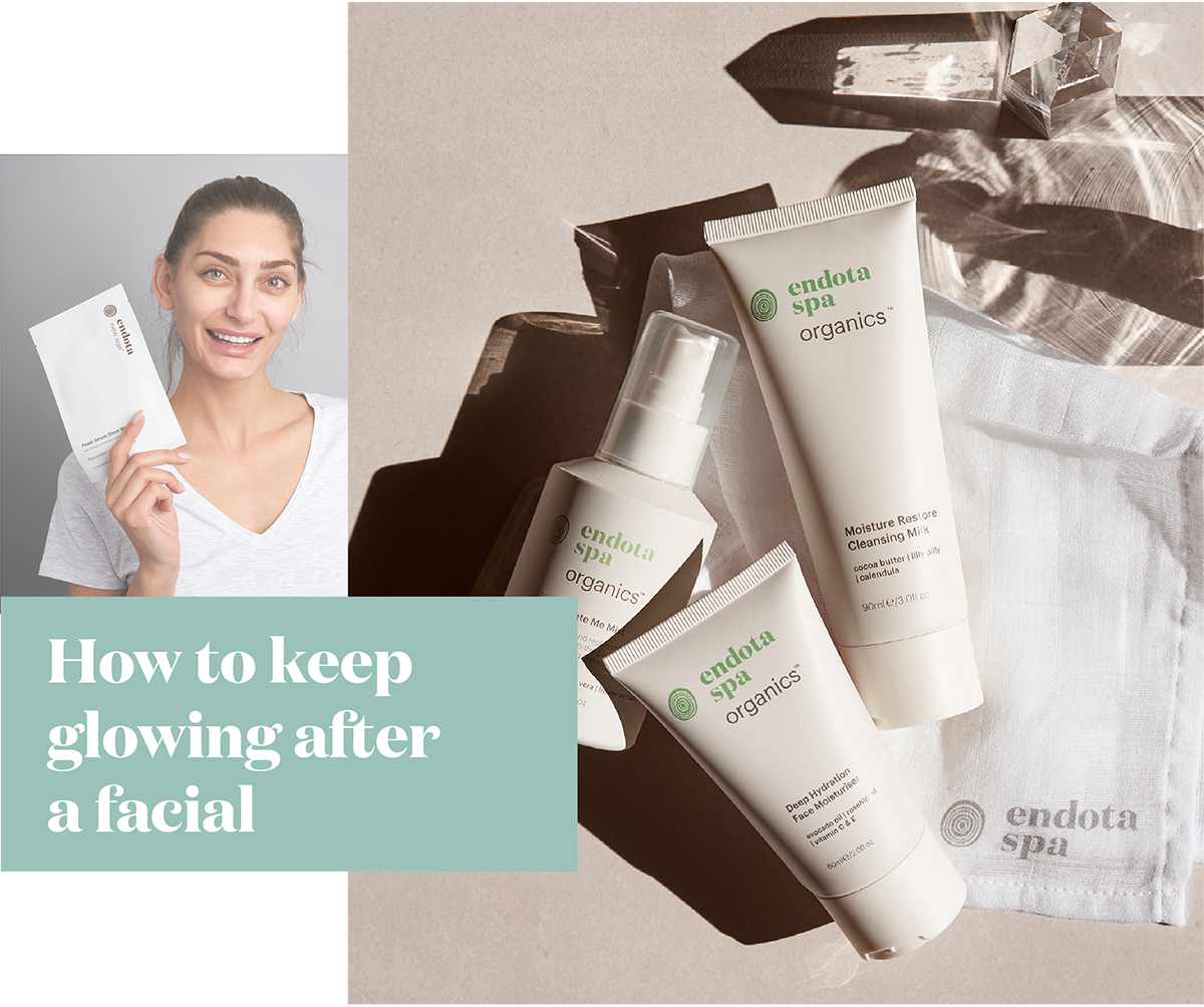 How to keep glowing after a facial