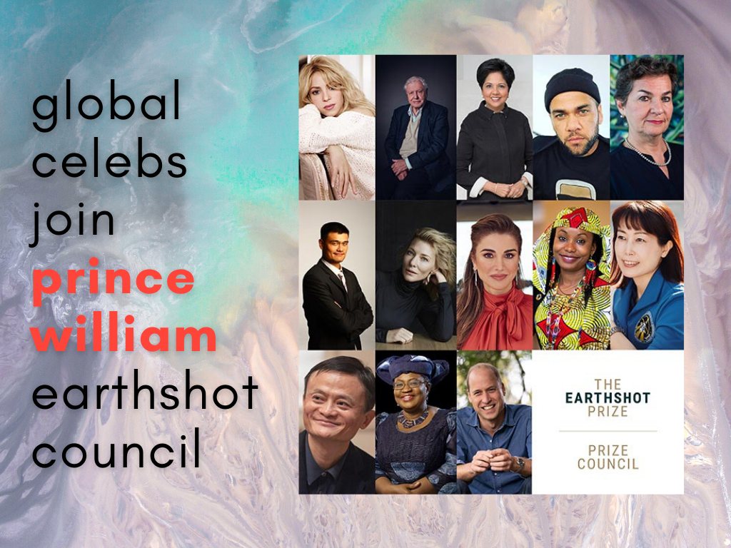 Yao Ming, Jack Ma, David Attenborough & Shakira Join Prince William's Earthshot Prize Council