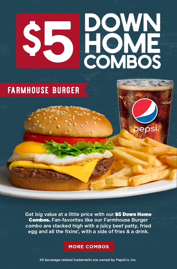 Try our $5 Down Home Combos!