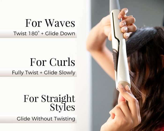 For Waves, For Curls, For Straight Styles
