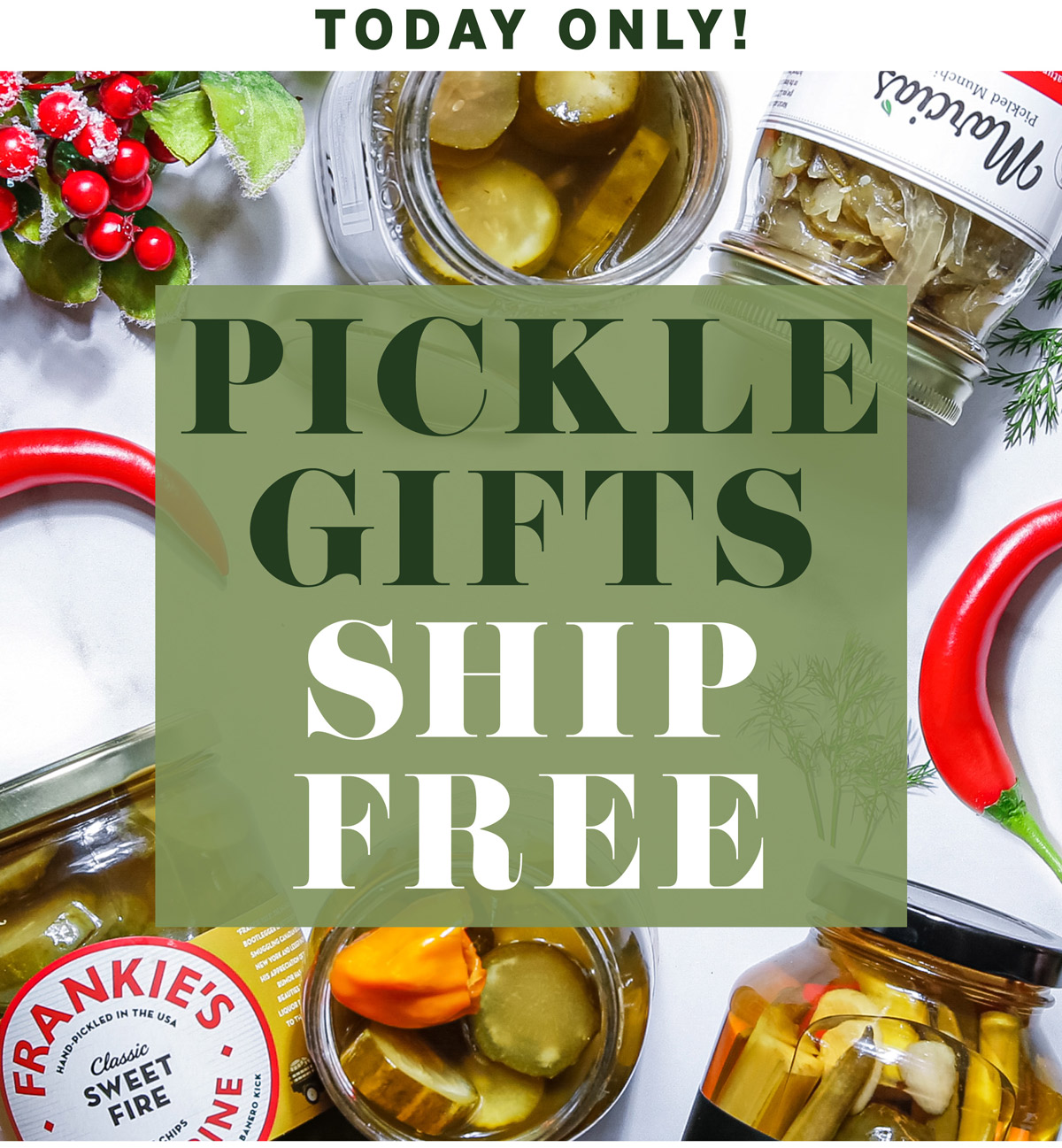 Pickle Gifts Ship Free