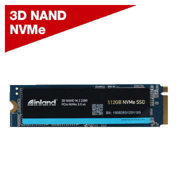Inland Premium 512GB SSD 3D NAND M.2 2280 PCIe NVMe 3.0 x4 Internal Solid State Drive