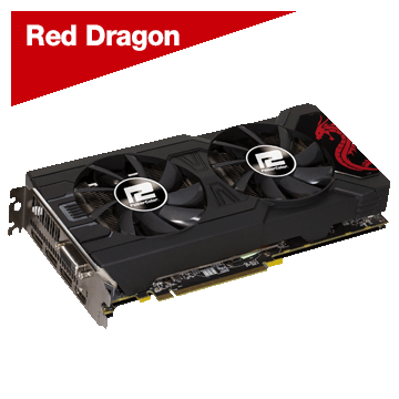 PowerColor Radeon RX 570 Red Dragon AXRX Dual-Fan 4GB GDDR5 PCIe 3.0 Graphics Card