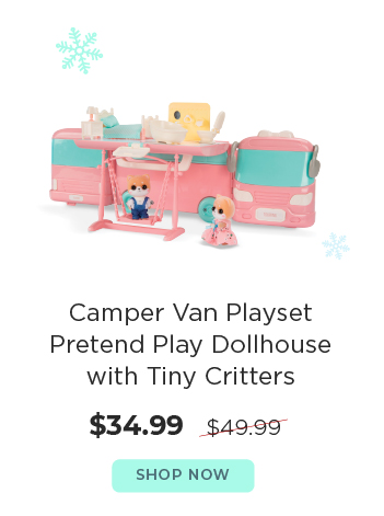 Camper with Tiny Critters $34.99