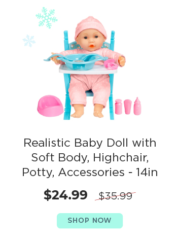 Realistic Baby Doll $24.99