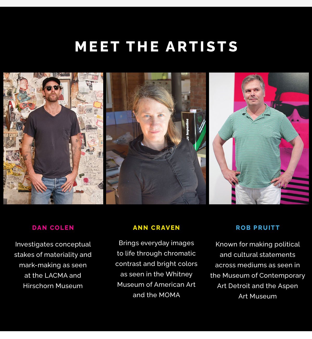 Meet the Artists!