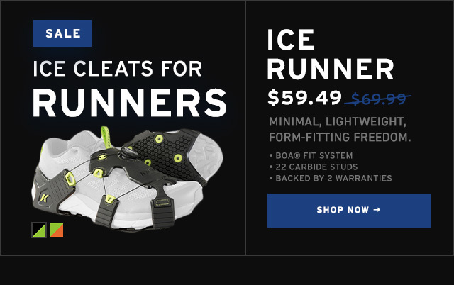 Shop Korkers Ice Runner on sale for 15% OFF - Promo Code: ADAPT15 - Shop Now
