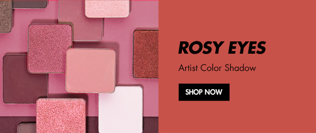 Rosy eyes with Artist Color Shadow