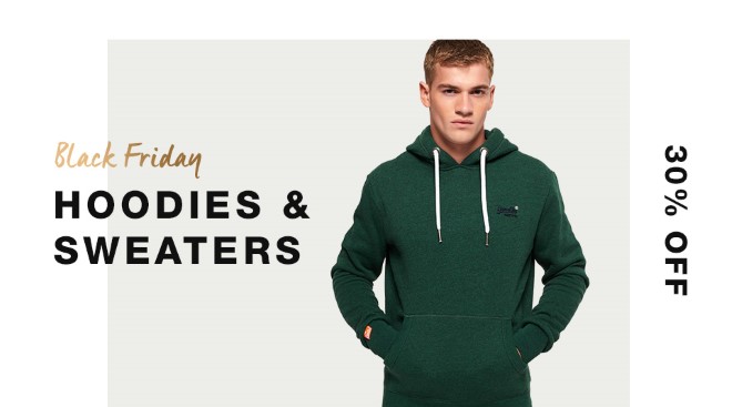 30% Off Hoodies and Sweaters