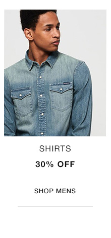 30% Off Shirts