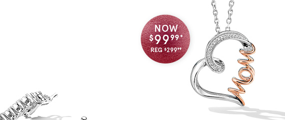 Hallmark Diamond Mom Necklace, Now Only $99.99