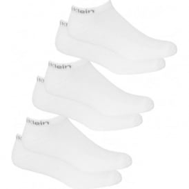 6-Pack Cushioned Sports Trainer Socks, White