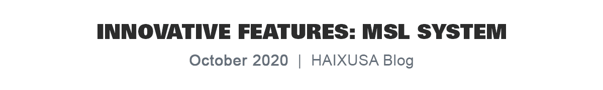 HAIX Connect - Innovative Features - MSL System