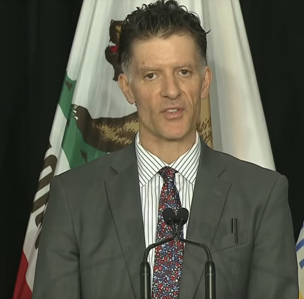 Dr. Grant Colfax, director of San Francisco's Department of Public Health. Screen capture from SFGovTV