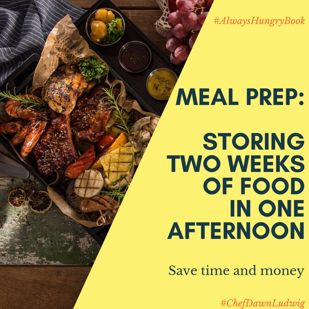 How To prep and store two weeks of food in one day