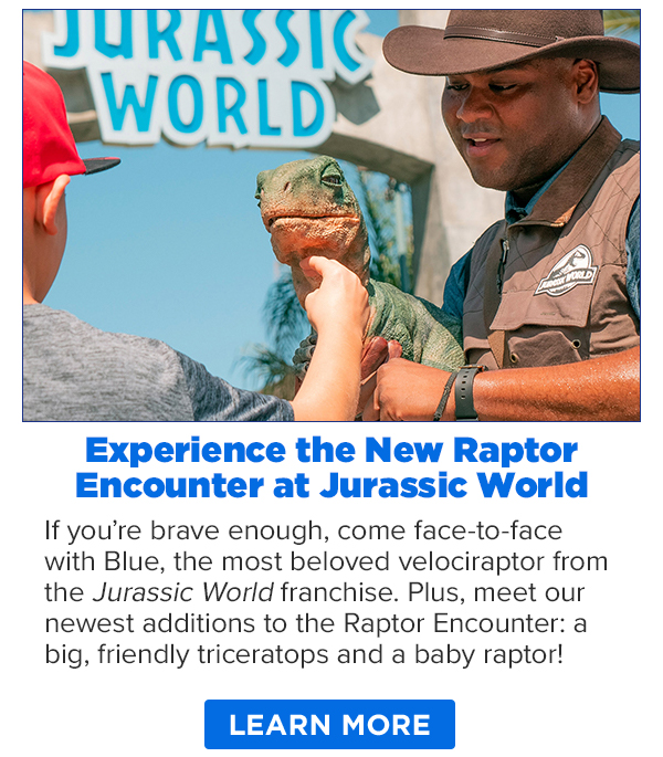 Experience the New Raptor Encounter at Jurassic World