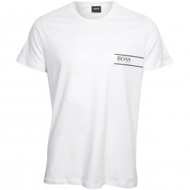 Luxe Cotton 24 Crew-Neck T-Shirt, White/navy