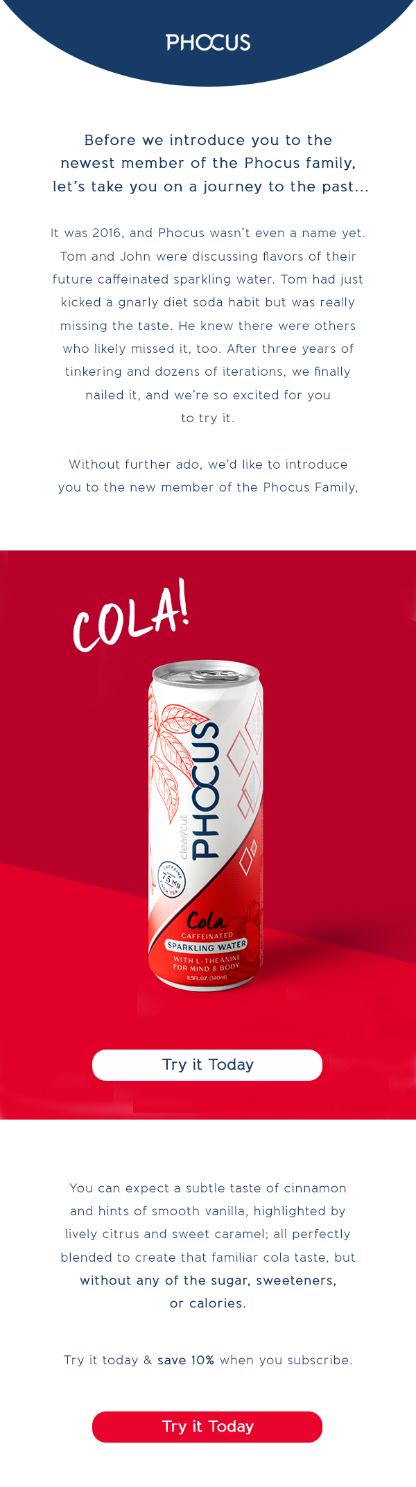 Try our new flavor, COLA! Shop Now. 