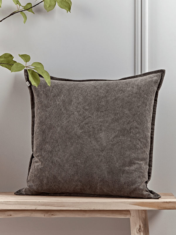 NEW Corduroy Cushion - Grey